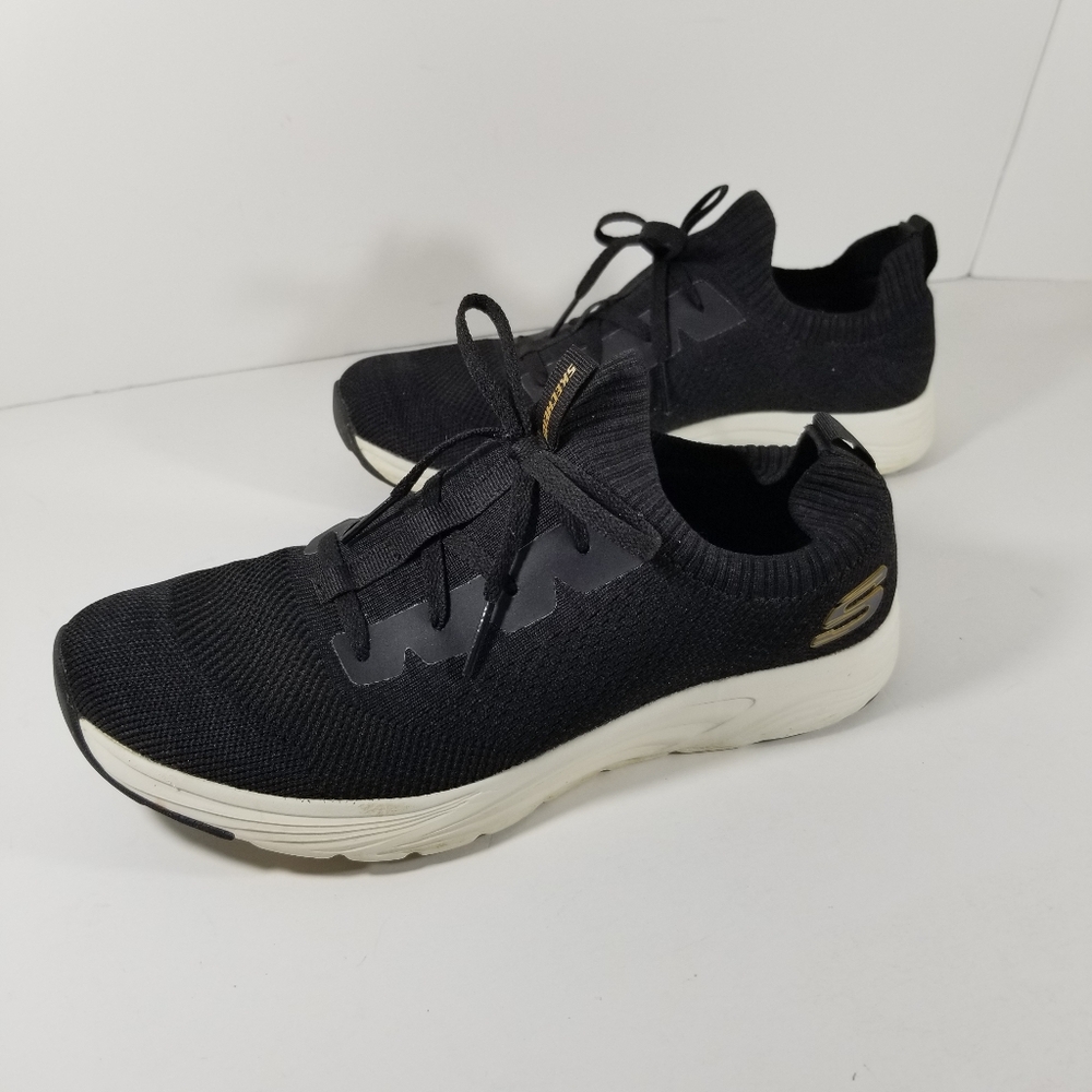 Skechers Shoes Women's Size 8.5 56191R Black Running Sneakers Memory Foam